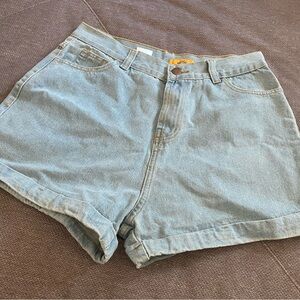 Stylish Light Blue Women's Jean Shorts